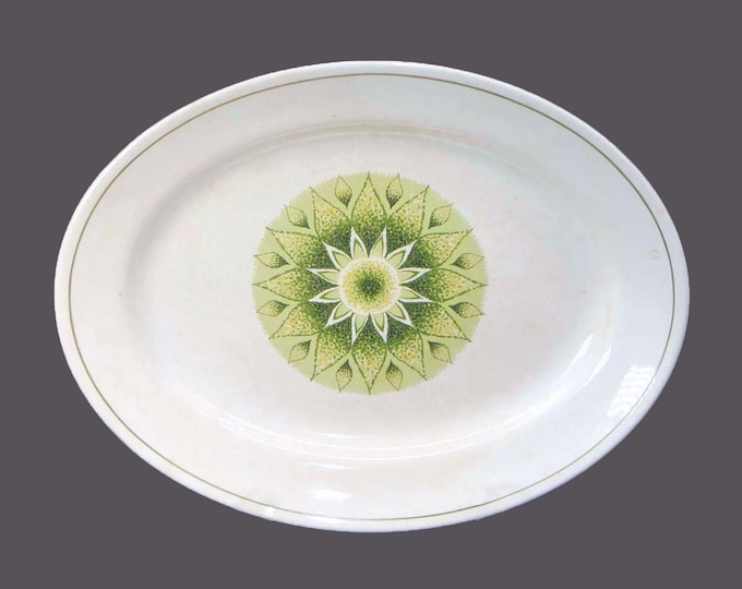 English Ironstone Pottery | Washington Pottery Tobago oval platter made in England.