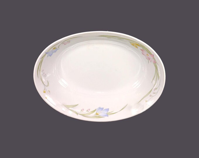 Fine China of Japan French Garden oval serving bowl.