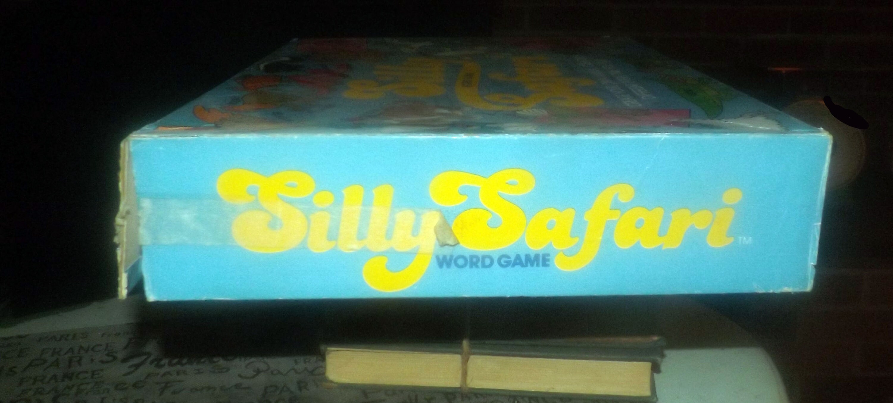 Vintage (1985) Silly Safari board game published by boutique Canadian game house First Resort
