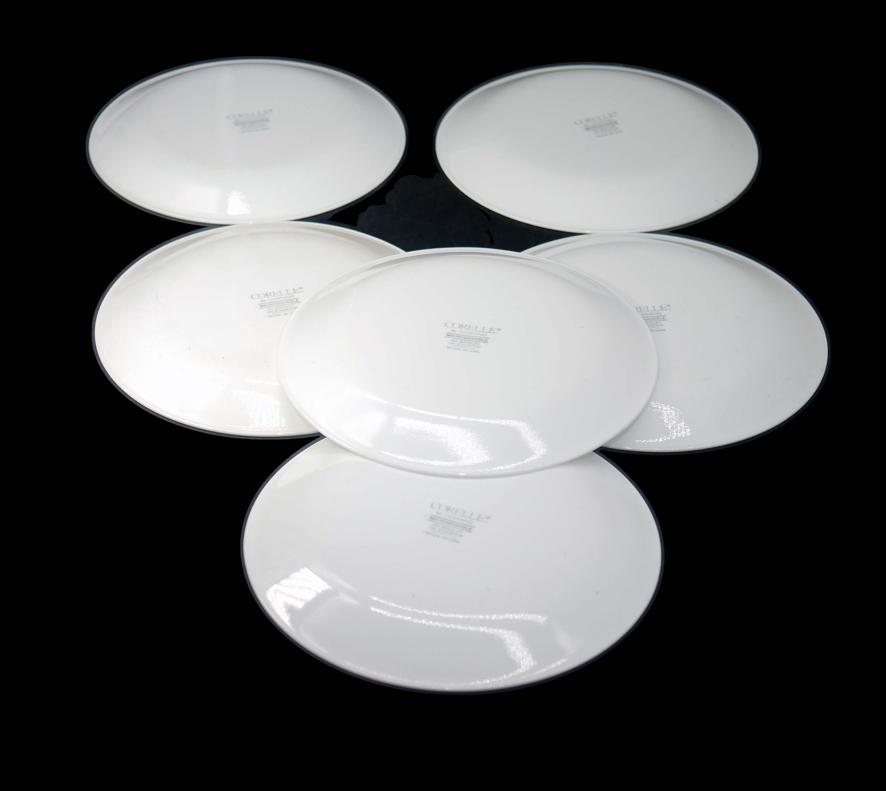 Set of six Corelle Corningware Apricot Grove salad or side plates