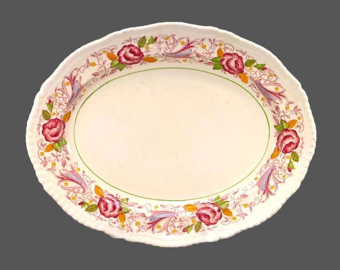 Wood & Sons Bideford oval platter made in England.