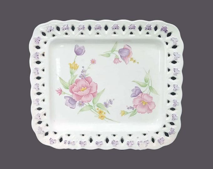 Tominaga Mariner square serving platter made in Japan.