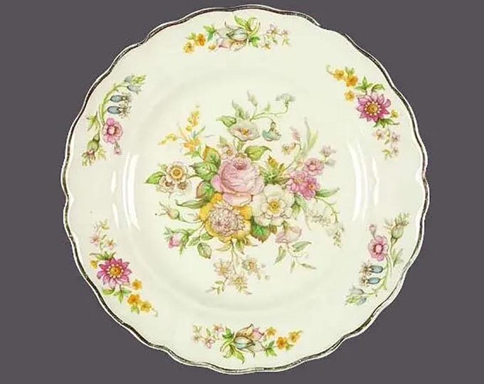 Grindley Kashmir salad plate made in England. Sold individually.