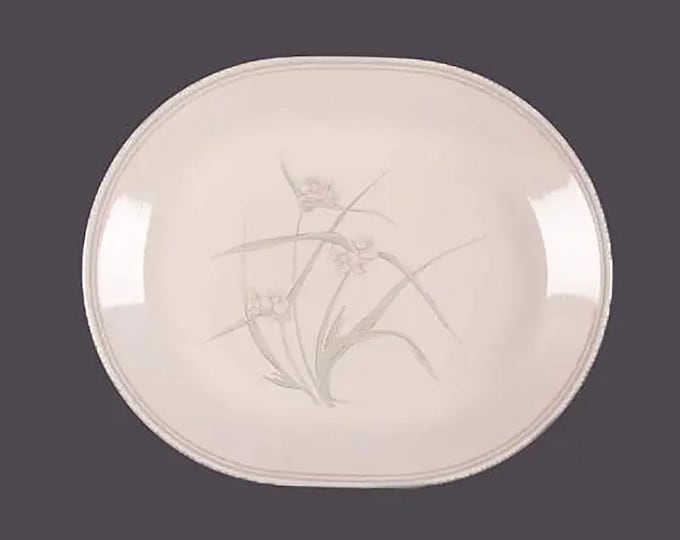 Corelle Corningware Spring Pond oval platter made in USA.