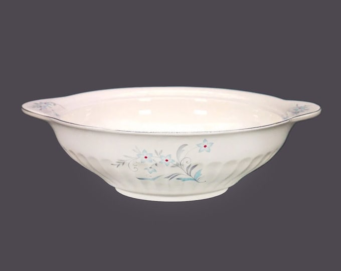 J&G Meakin Burlington lugged vegetable serving bowl. Classic White Ironstone made in England.