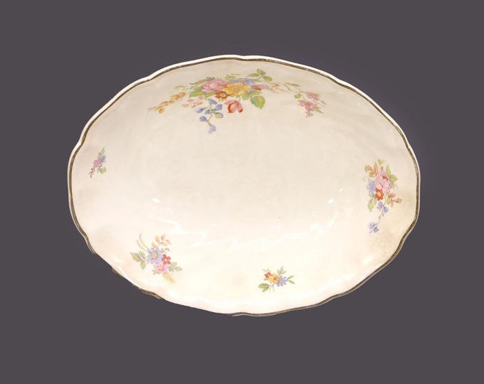 Johnson Brothers JB1193 oval serving bowl. Old Chelsea Ironstone made in England.
