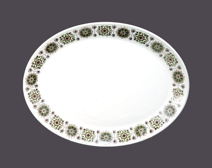 Retro Johnson Brothers Malaga oval platter made in England.
