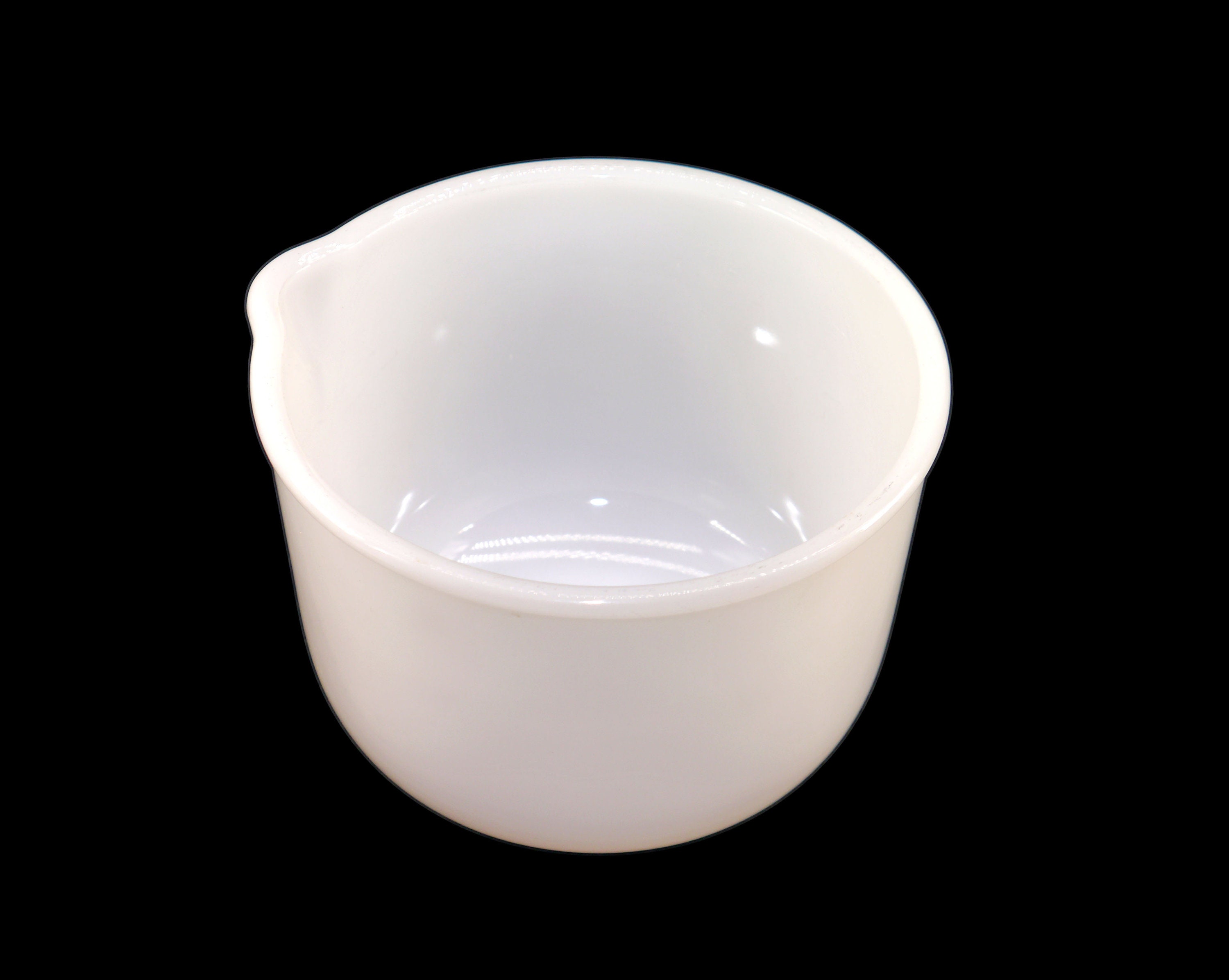 Glasbake Made for Sunbeam, Kitchen, Glasbake Sunbeam Small Mixing Bowl  White Milk Glass Stand Mixer Replacement