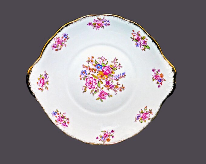 Antique Royal Albert Georgina lugged serving plate. Royal Albert Crown China made in England.