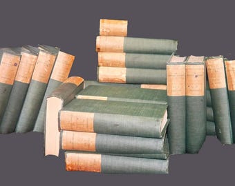 Twenty-five volumes of antiquarian Victorian-era first-edition illustrated books. Ridpath Library of Universal Literature. Complete set.