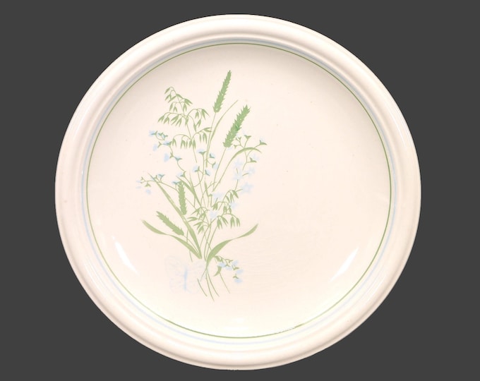 John Tams Bluegrass | Pussywillows stoneware dinner plate. Banquet stoneware made in England. Sold individually.