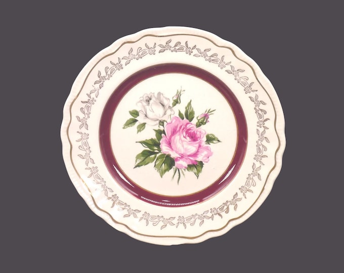 Sovereign Potters Richelieu 1277-55 dessert plate. English ironstone decorated in Canada. Sold individually.