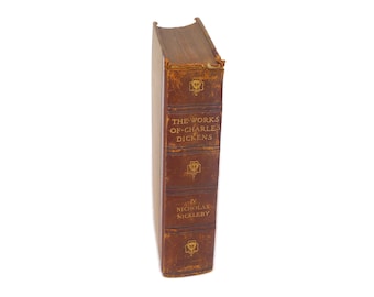 Antiquarian 'Nicholas Nickleby' by Charles Dickens, Illustrated Standard Edition