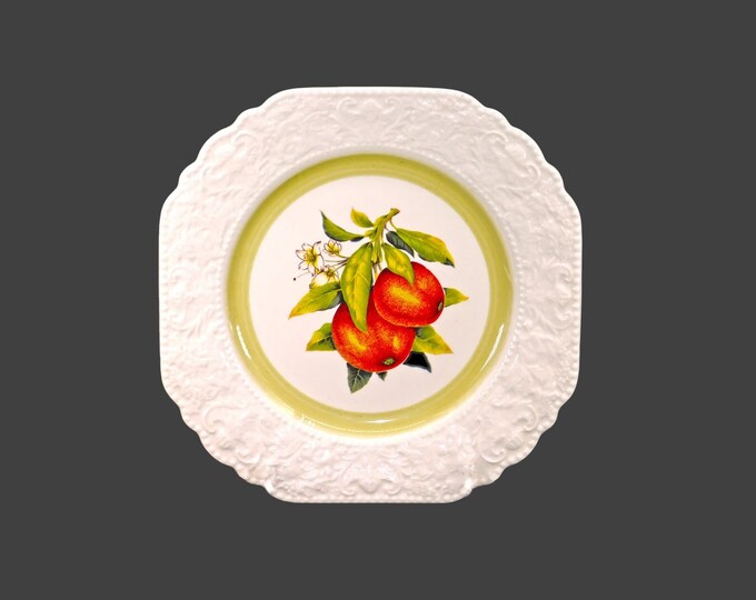 Lord Nelson Pottery LNE22 squared salad plate made in England.