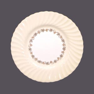 Minton Vineyard Buff S-572 bone china luncheon plate made in England. Sold individually.