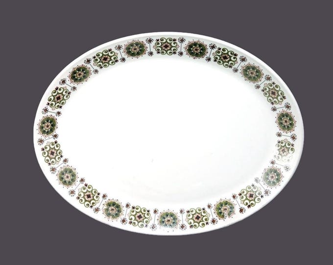 Retro Johnson Brothers Malaga oval platter made in England.