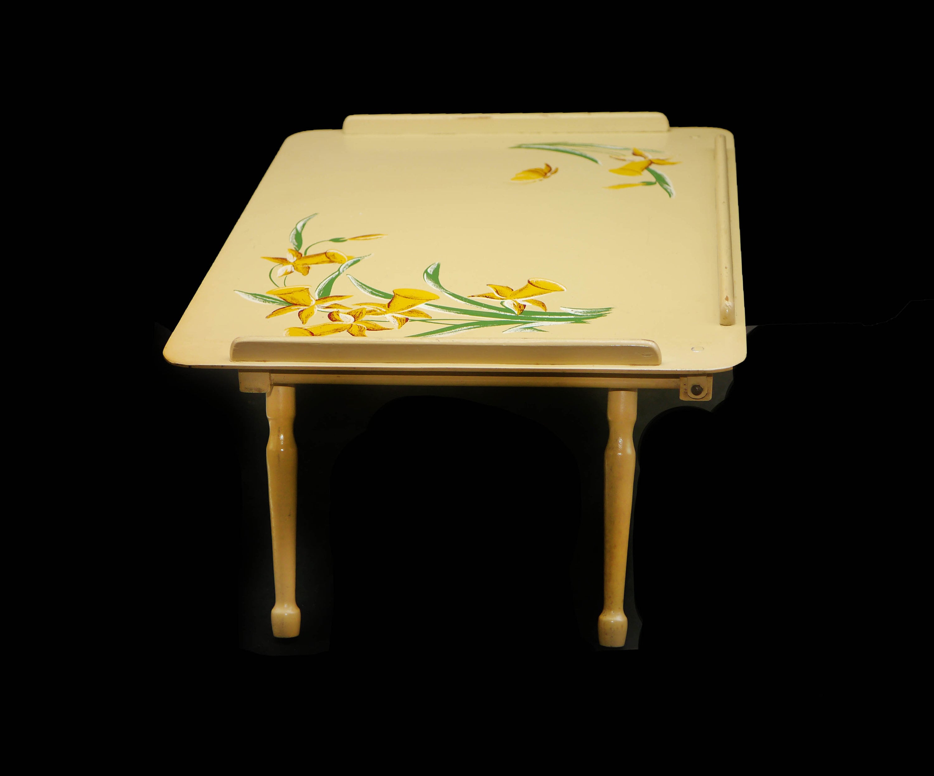 Home & Living Yellow Folding Lap Tray Reading Tray Breakfast Tray