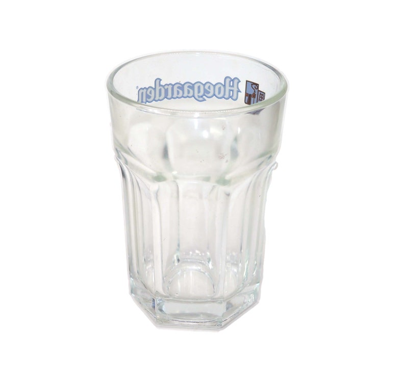 Hoegaarden Belgian beer 25 cl pint glass. Etched-glass branding. image 2