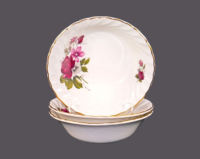 Ridgway Rougemont coupe cereal bowls made in England. Choose quantity below.