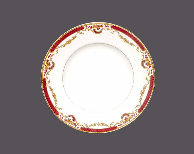 Art-deco era John Maddock Royal salad plate. Embassy ironstone made in England. Sold individually.