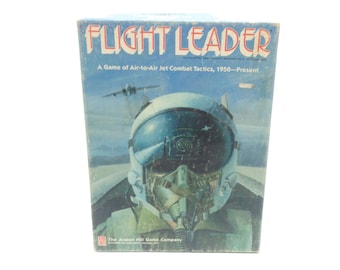 Flight Leader military board game. Published by Avalon Hill 1986. Complete.