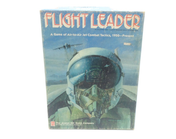 Flight Leader military board game. Published by Avalon Hill 1986. Complete.