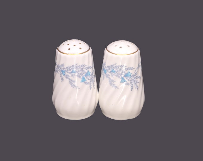 Minton Belbrachen bone china salt and pepper shakers made in England.