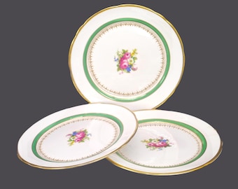 Vintage Royal Stafford 7409 salad plates made in England. Set of 3. Flaws