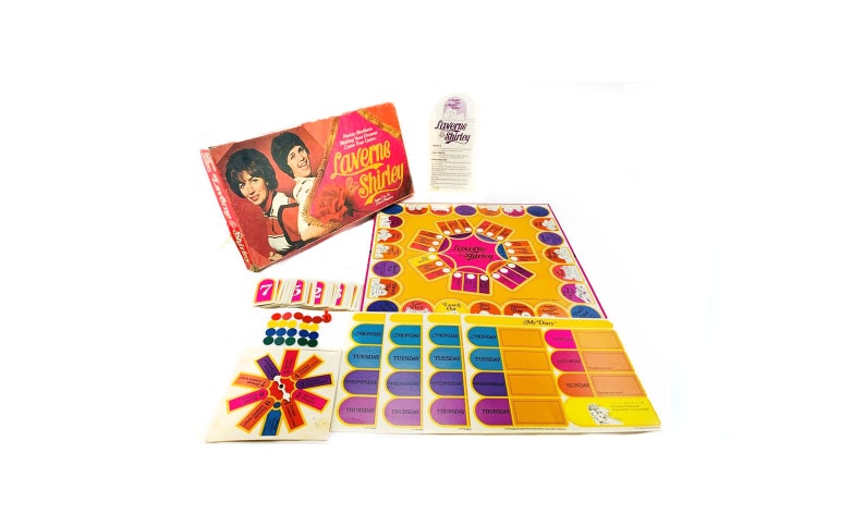 Laverne & Shirley board game by Parker Brothers. Complete. image 1
