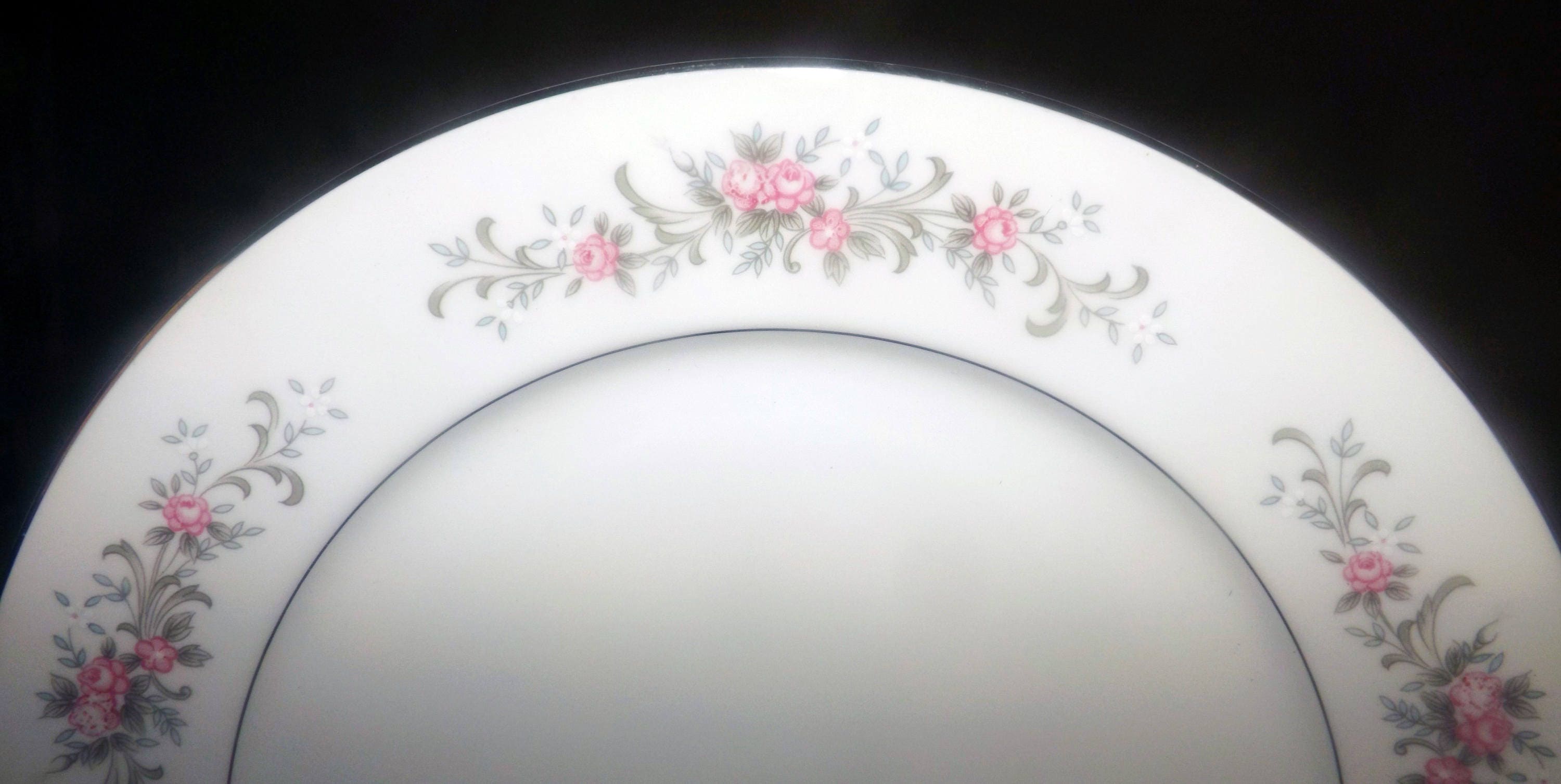 Vintage (1970s) Premiere Fine China Japan Rose Garden pattern 3740 chop