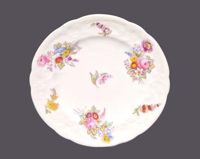 Antique art-nouveau era Coalport 8417 Sevres-style bread plate made in England. Sold individually.