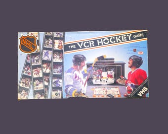 Vintage The VCR Hockey Game. Interactive VCR Games 1987. Complete.