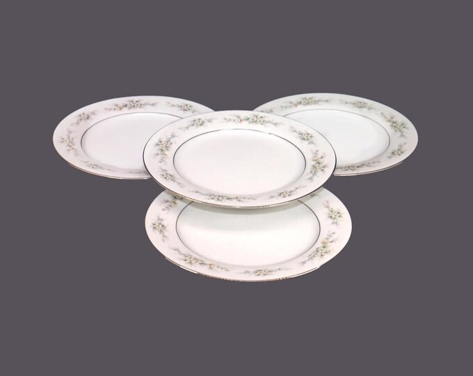 Four Noritake Melissa 3080 salad plates.