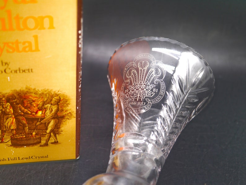 Royal Doulton b Corbett Lead Crystal Vase. Etsy Canada