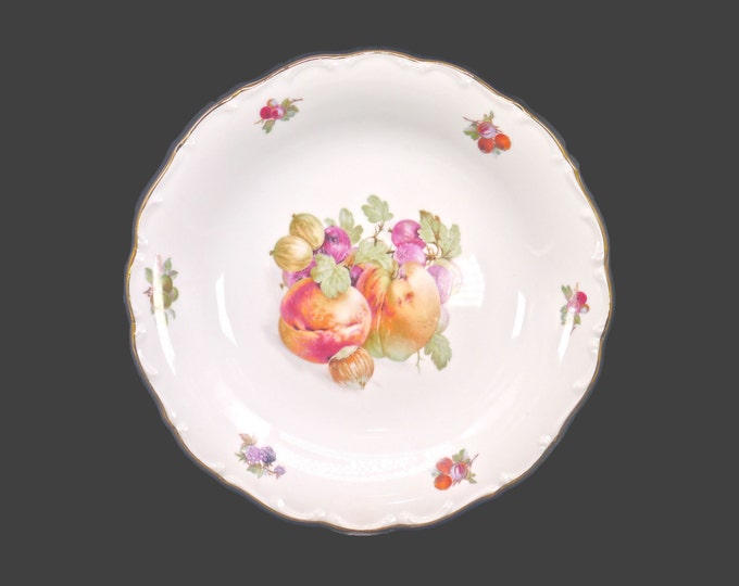 Schumann Arzberg SCH16 chop plate | service plate | round platter made in Bavaria. Bavarian fruit and nuts.