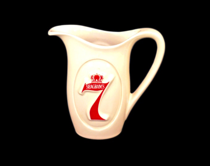 Seagram's No 7 water or soda jug made in the USA by McCoy.