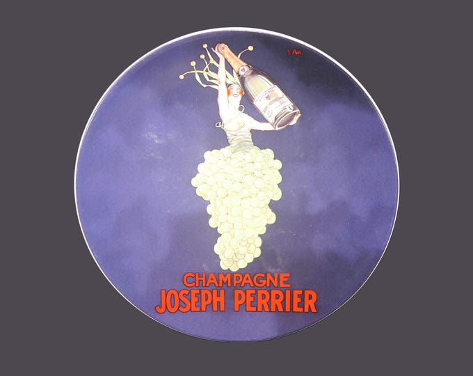 Pottery Barn Bubbly hors' d'oeurves plate. Choice of pattern Joseph Perrier Champagne, Contratto. Sold individually.