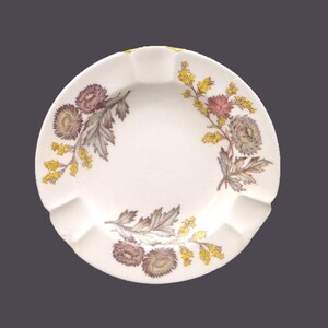 Wedgwood Lichfield W4156 small bone china ashtray. Three cigarette holders. Made in England.