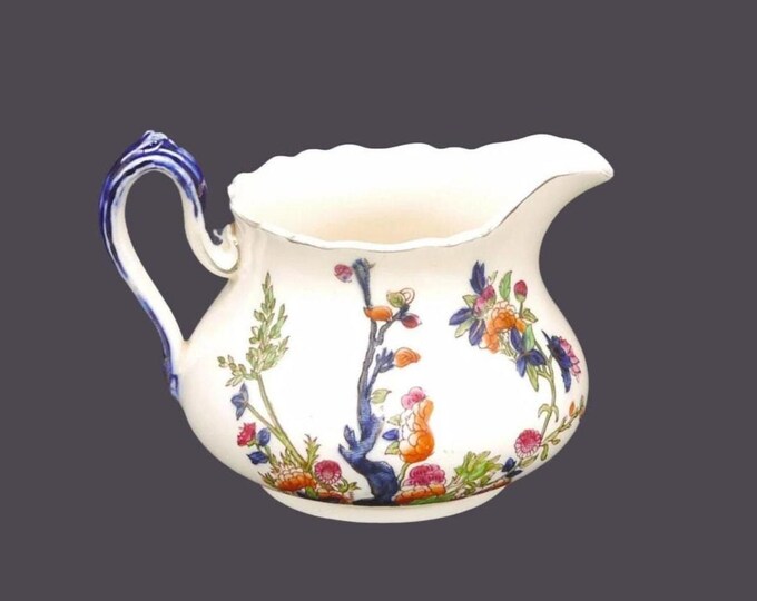 Antique Sampson Hancock & Sons Indian Tree creamer. Royal Corona Ware made in England.