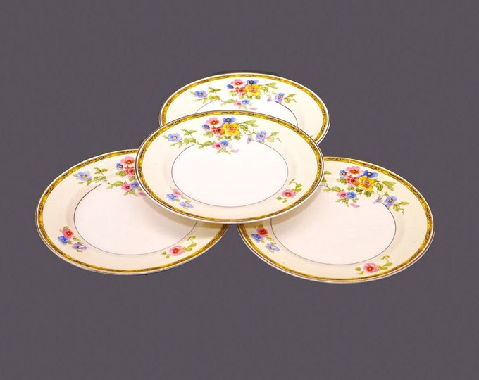 Johnson Brothers Watteau bread plates made in England. Choose quantity below.