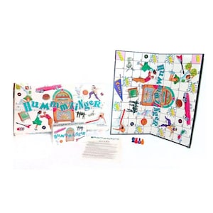 Vintage Hummmzinger Rock &#39;n&#39; Roll Board Game: 50s-80s Music Trivia