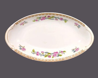 Antique Johnson Brothers Bengal Tree gravy boat under-plate only made in England.