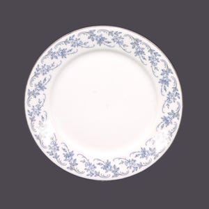 Vintage Johann Haviland Blue Danube blue-&-white bread plate made in Bavaria.