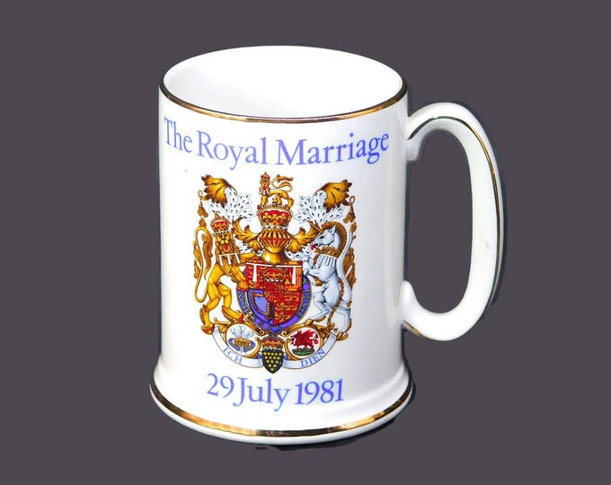 Wood & Sons commemorative stein celebrating the 1981 Royal Wedding of Prince Charles and Lady Diana Spencer made in England.