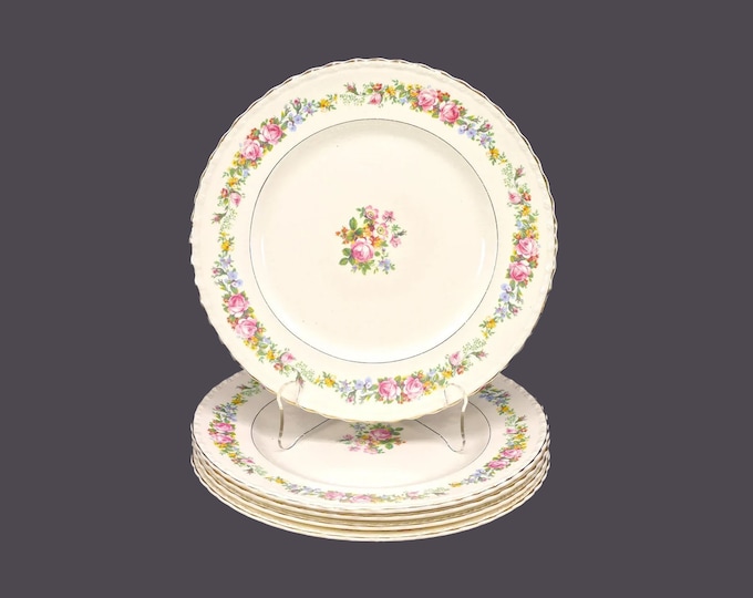 Myott Loretta dinner plates made in England. Choose quantity below.