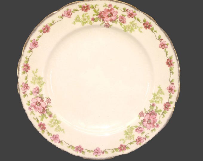 Vintage Alfred Meakin Rosecliffe salad plate made in England.