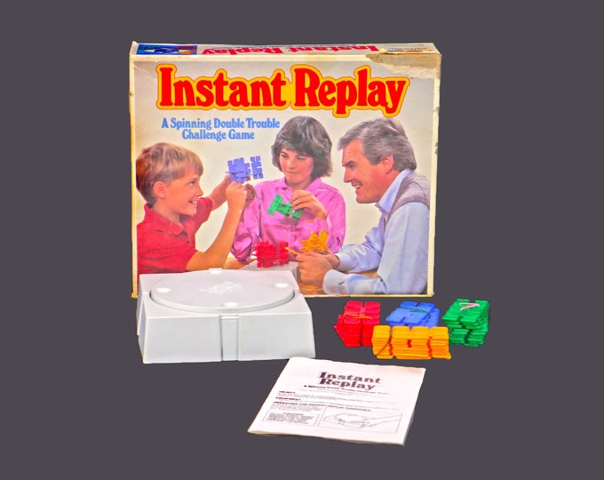 Instant Replay board game published by Parker Brothers. Complete.