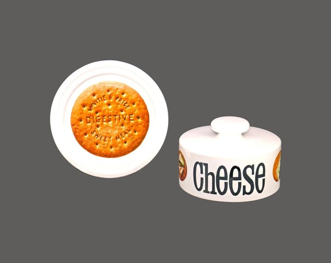 Royal Winton Grimwades | Taunton Vale vented, covered cheese keeper made in England.