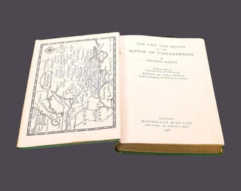 Vintage Thomas Hardy Mayor of Casterbridge Hardcover: Wessex Novel, 1962 UK Print