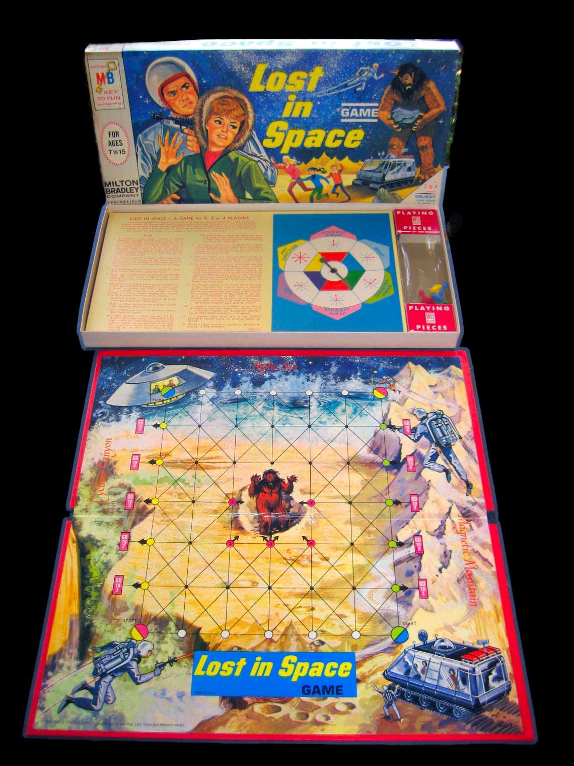 Lost in Space Board Game Published Milton Bradley 1965. Complete ...